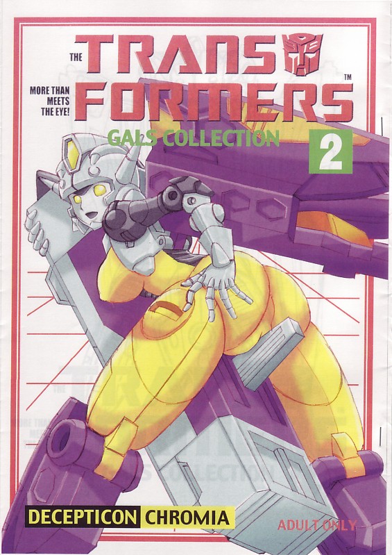 1girls ass big_breasts breasts cute decepticon doujin_cover female female_decepticons female_only fembot galaxy_force looking_back looking_back_at_viewer magazine_cover mecha open_mouth rear_view robot robot_girl sexbot smile solo thunderblast transformers transformers_cybertron yellow_eyes