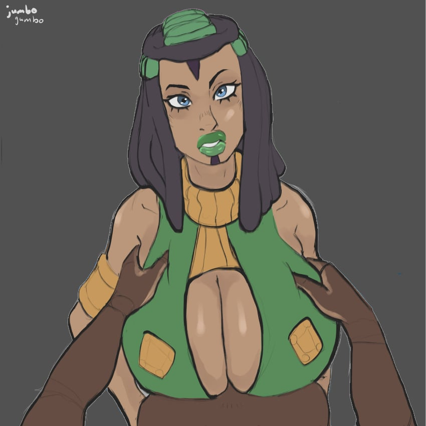 edit edited edited_art ermes_costello jojo&#039;s_bizarre_adventure third-party_edit third_party_edit