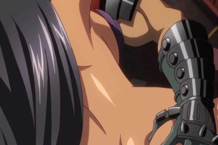 animated black_hair bleeding blood brown_eyes censored dark_elf defloration elf female forced gif kuroinu_~kedakaki_seijo_wa_hakudaku_ni_somaru~ long_pointy_ears male olga_discordia penetration penis pointy_ears pussy rape straight vault_(kuroinu) virgin