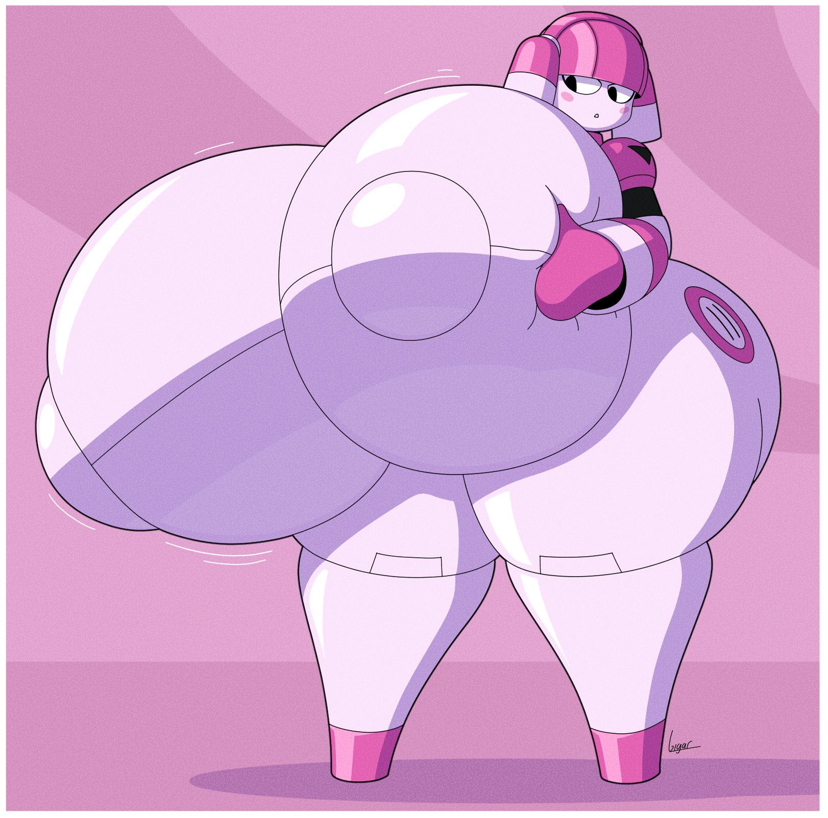 ass, big ass, big breasts, breasts, bubble ass, bubble butt, cleavage, dorahden, female, huge ass, huge breasts, hyper breasts, mya (dorahden), robot, robot girl, robot humanoid, tagme, thick thighs, wide hips