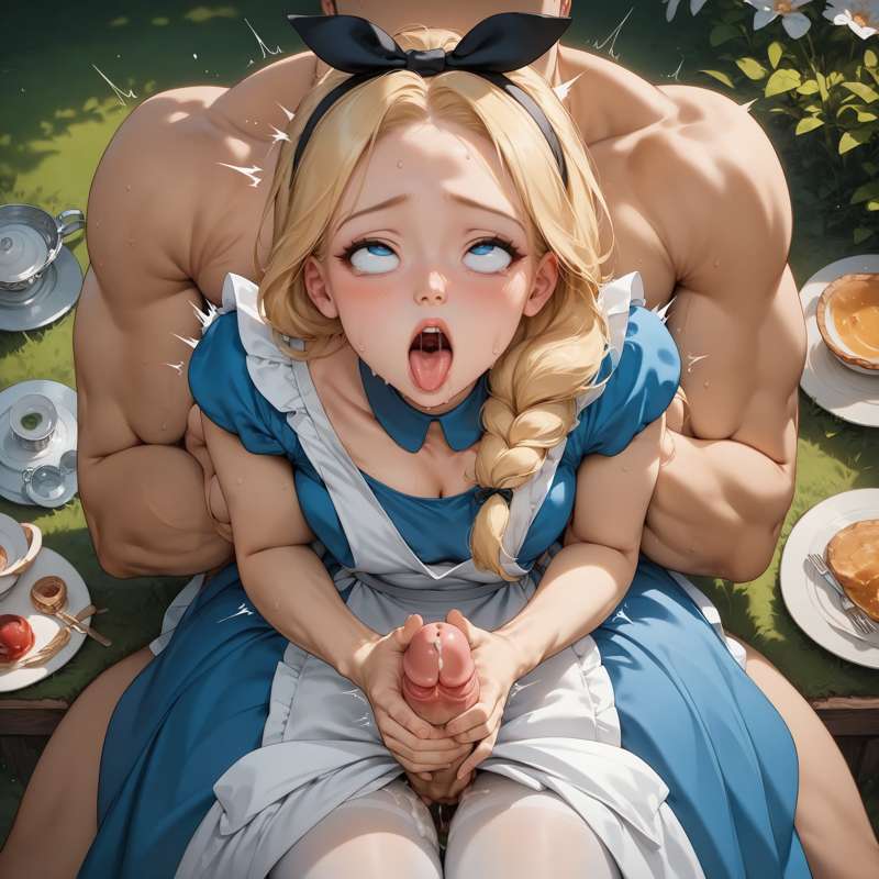 ai generated, alice in wonderland, alice liddell, female, male, penis, tagme
