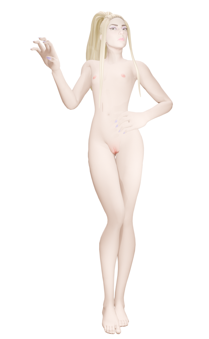 black_eyes blonde_hair breasts brown_eyebrows celebrity female female_only flat_chest flat_chested fortnite human human_only lady_gaga lady_gaga_(fortnite) looking_at_viewer malakisuglypotato_(artlist) nipples posing pussy real_person transparent_background vagina white_skin