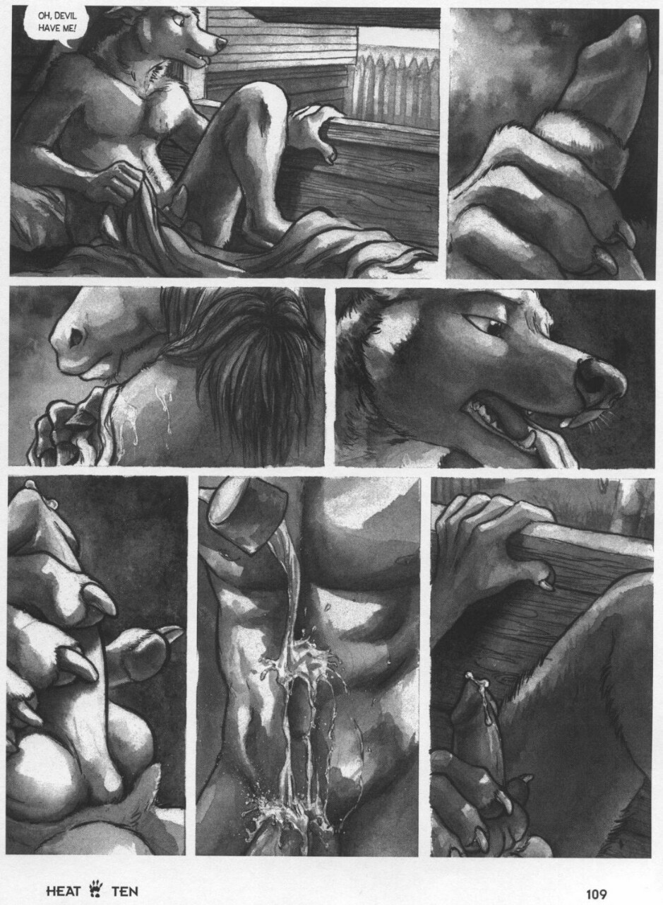 animal_genitalia animal_penis anthro balls bathing bed blotch canine canine_penis comic english_text equine equine_penis erection horse horsecock male male_only mammal masturbation military open_mouth peeping penis postman tagme text undressed