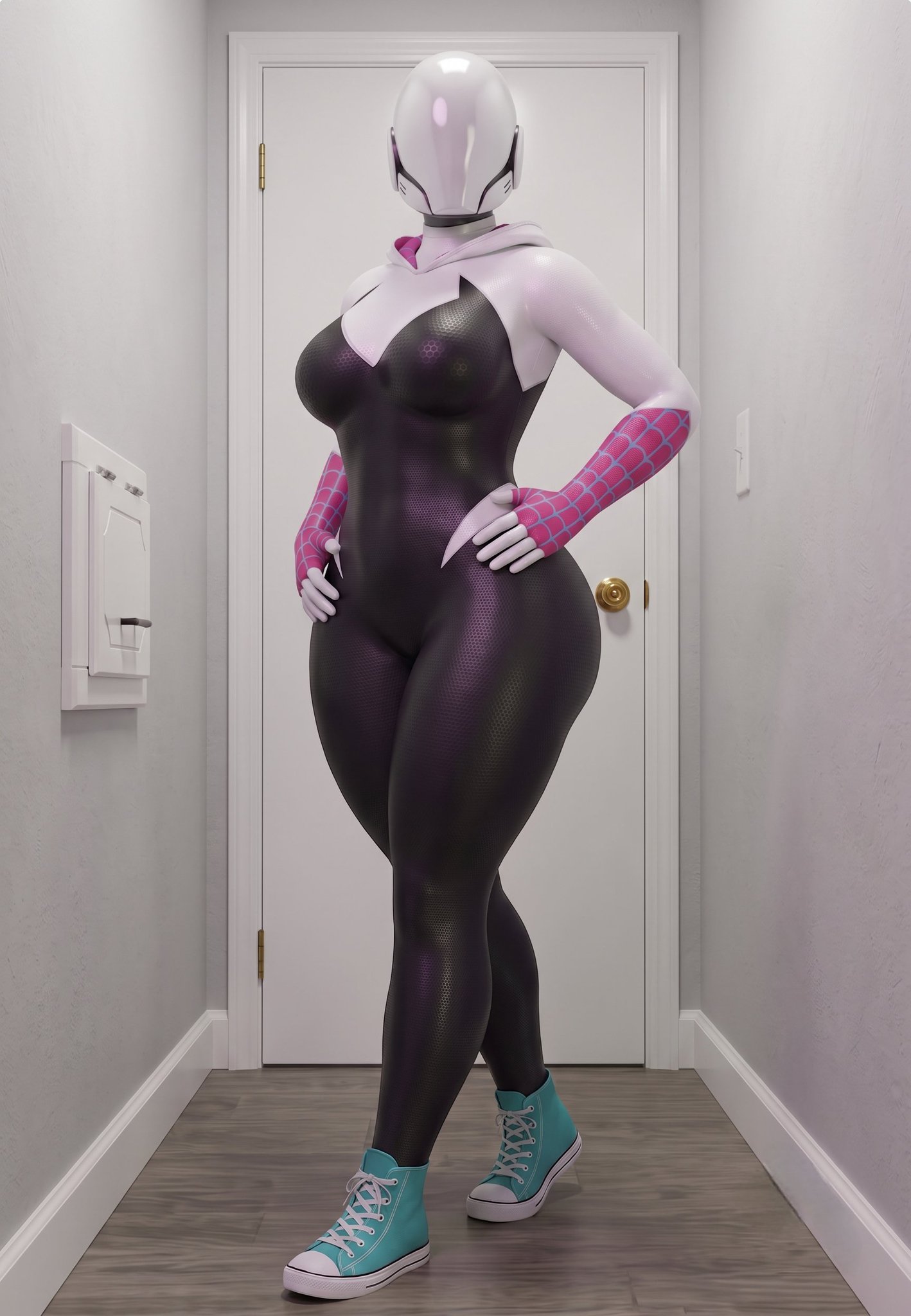 haydee, haydee (game), marvel, spider-gwen, spider-gwen (cosplay), sularetal, voluptuous female