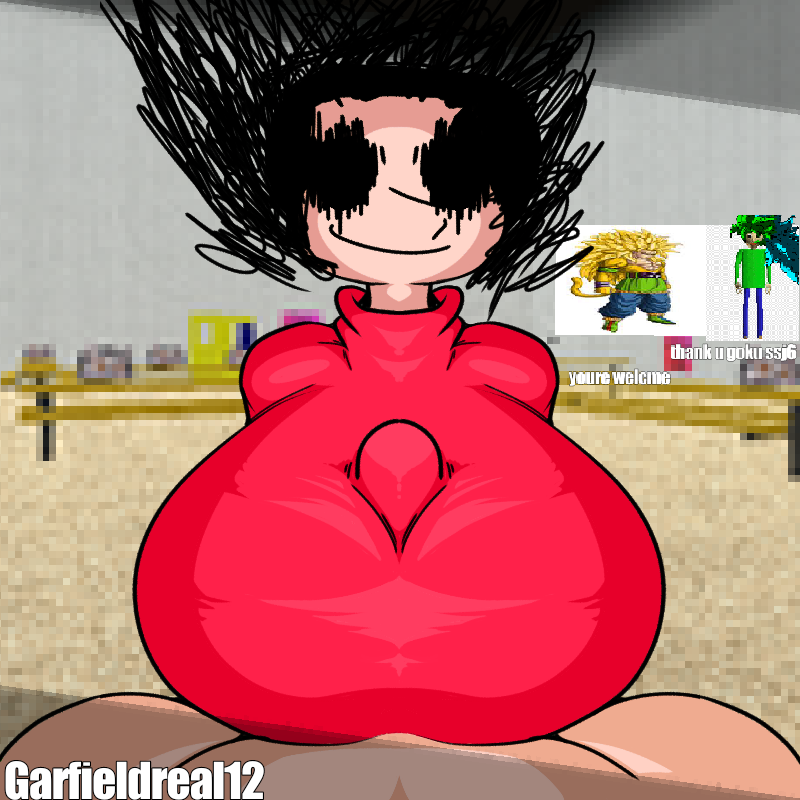 1boy 1boy1girl 1girls aged_up background baldi baldi's_basics_in_education_and_learning baldis_basics beat_banger black_eyes black_hair clothed disheveled female female_focus garfieldreal12 huge_breasts huge_cock long_hair looking_at_viewer male_pov meme no_pupils paizuri paizuri_under_clothes penis playtime_(baldi's_basics) public public_exposure public_nudity red_clothes red_clothing school titjob