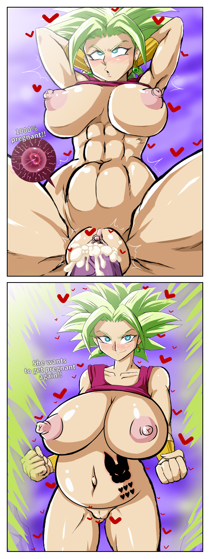 1boy 2girls anthro belly_grab caulifla champa cum cum_in_pussy cum_inside curvy curvy_female darm_engine dominant_anthro dominant_male domination dragon_ball dragon_ball_super dragon_ball_z edit english_text female female_focus female_saiyan fertilization furry furry_male harem imminent_sex impregnation impregnation_mark interspecies interspecies_pregnancy kale kefla kiss_mark kissing light-skinned_female light_skin male multiple_girls muscular muscular_anthro muscular_female muscular_male ovum ovum_deformation pregnant pregnant_belly pregnant_female saiyan saliva saliva_on_tongue sex sperm_cell submissive submissive_female tattoo tattoo_on_belly tattoos text tongue tongue_kiss tongue_out wife