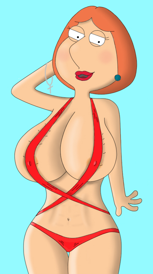 alternate_breast_size big_breasts breasts family_guy fatandboobies hair huge_breasts lois_griffin milf red_hair swimsuit