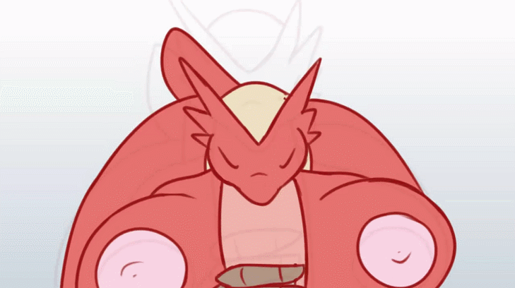 1boy, 1girls, 2016, animated, avian, bird, blaziken, breasts, closed eyes, fellatio, female, flat colors, gradient background, handjob, huge breasts, interspecies, male, mammal, nintendo, oral, pcred566, penis, pokemon, pokemon (species), pokemorph, sex, simple background, sitting, straight, video games, white background