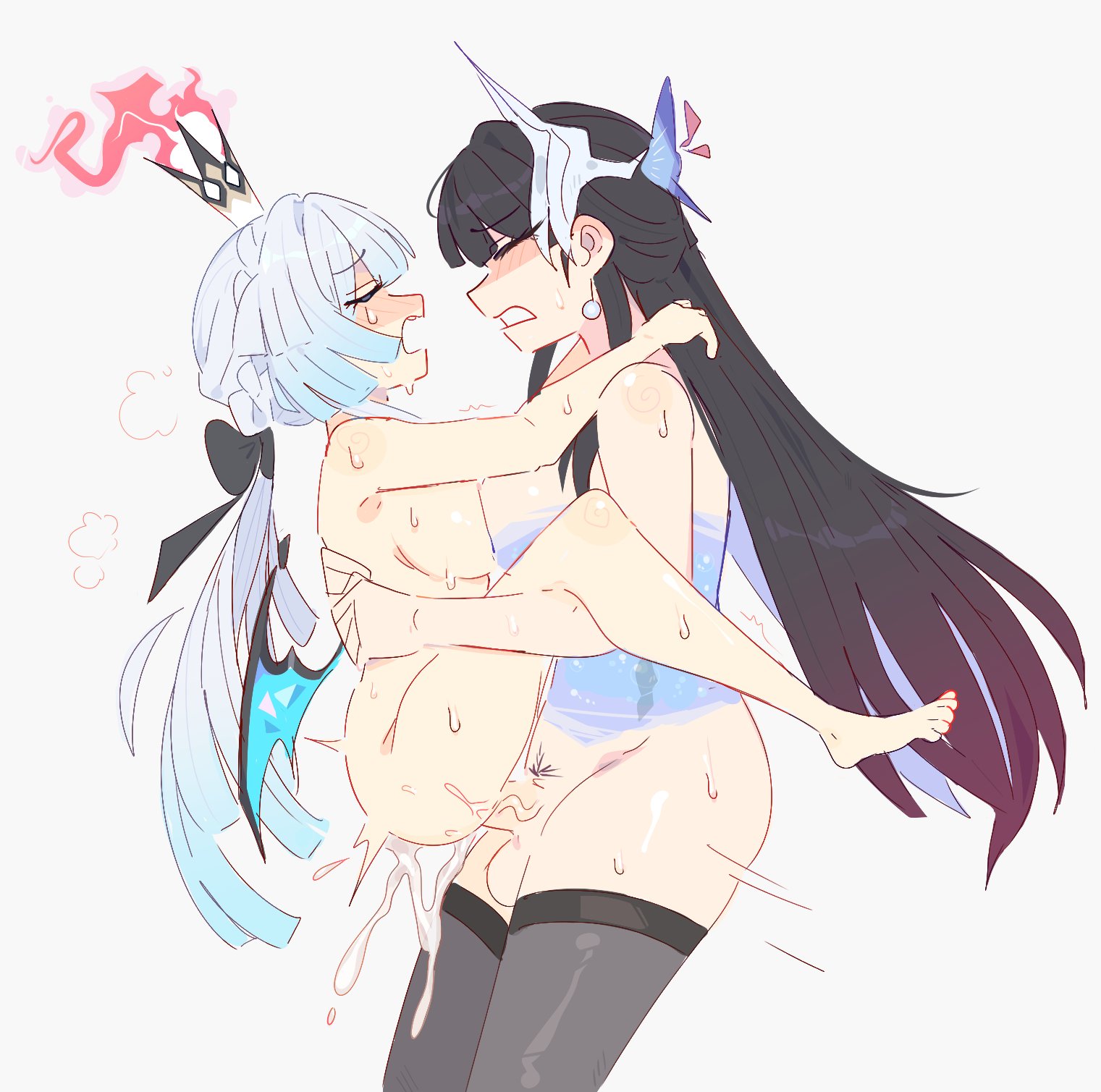 1futa, 1girls, 2026, ass, big ass, big butt, blush, blushing, blushing female, boobs, boobs out, breasts, breasts out, butt, cerydra (honkai: star rail), crown, cum, cum in pussy, cum inside, cumming, cumming while penetrating, dickgirl, dominant female, earring, earrings, fat ass, fat butt, female, female focus, female penetrated, futa on female, futanari, height difference, hips, honkai (series), honkai: star rail, hoyoverse, hysilens (honkai: star rail), infamcantaloupe, larger female, long hair, naked, naked female, nude, nude female, penis, penis in pussy, sex, shorter female, size difference, smaller female, stockings, submissive female, tagme, taller female, thick ass, thick butt, thick hips, thick thighs, thighs, tits, tits out, unfamousradish, vaginal, vaginal penetration, vaginal sex, wide hips