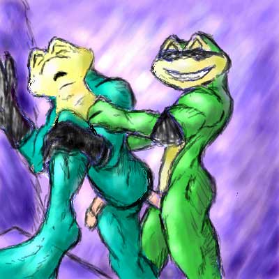 anthro battletoads furry male_only rash_(battletoads) tagme zitz_(battletoads)