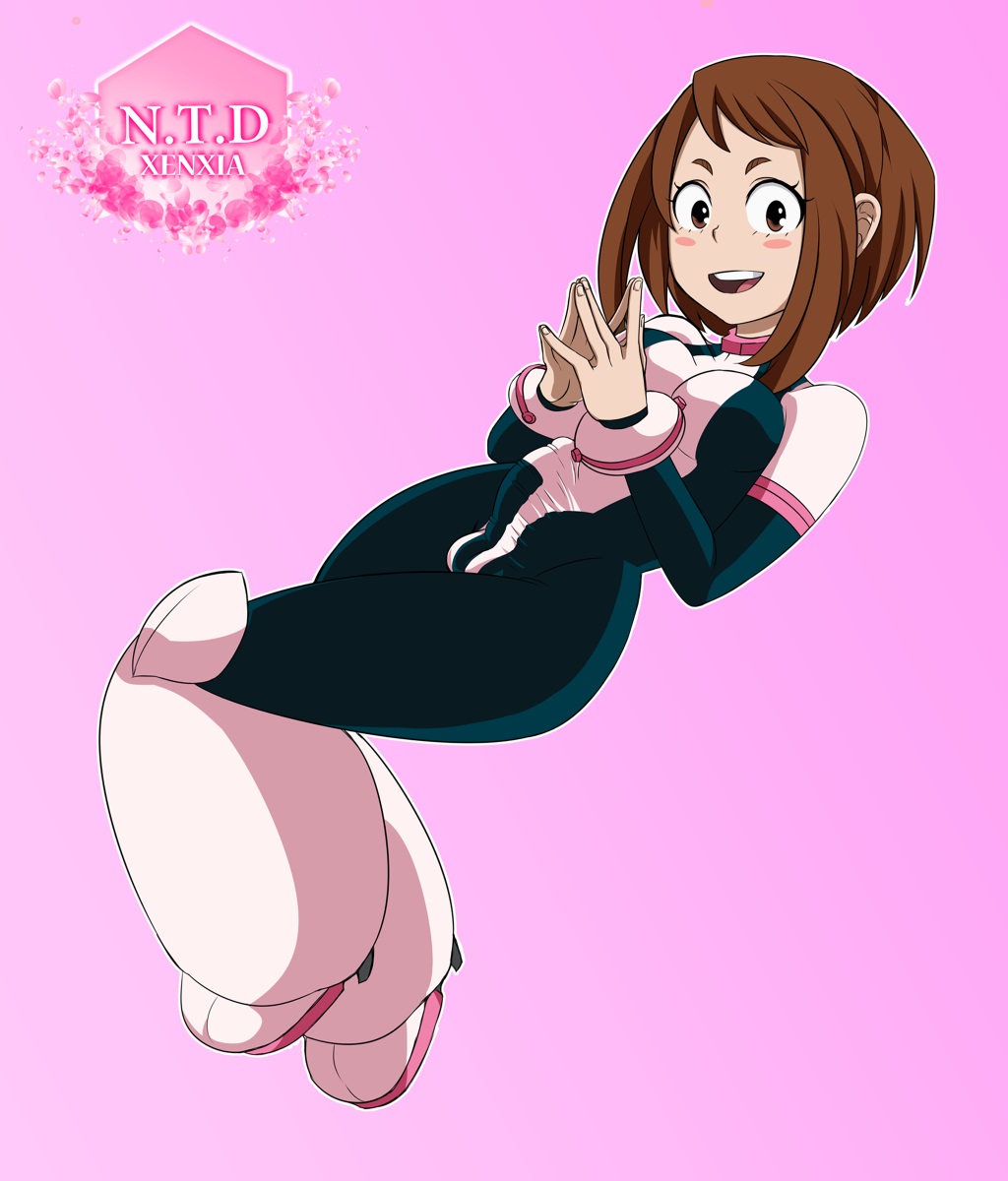 1futa atelier_sol_aer balls_in_bodysuit blush bodysuit boots breasts brown_eyes brown_hair bulge commission dickgirl erection erection_under_clothes floating futa_only futanari hands_together intersex looking_at_viewer my_hero_academia ochako_uraraka penis penis_in_bodysuit penis_under_clothes short_hair skin_tight smile smiling smiling_at_viewer solo_futa spandex testicles xenxia zero_gravity