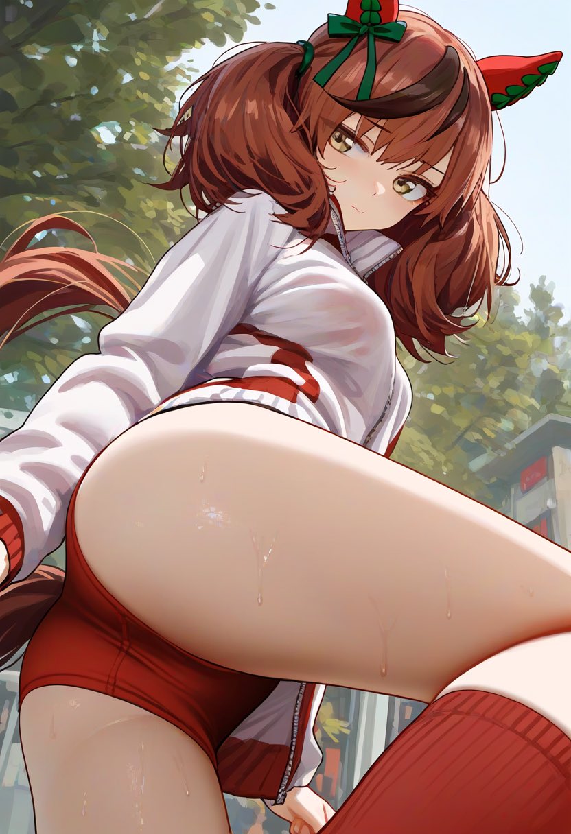 1girls, ai generated, animal ears, anthropomorphization, artist request, eyes, female, hair, legs, nice nature (umamusume), skin, tagme, umamusume, umamusume pretty derby, young