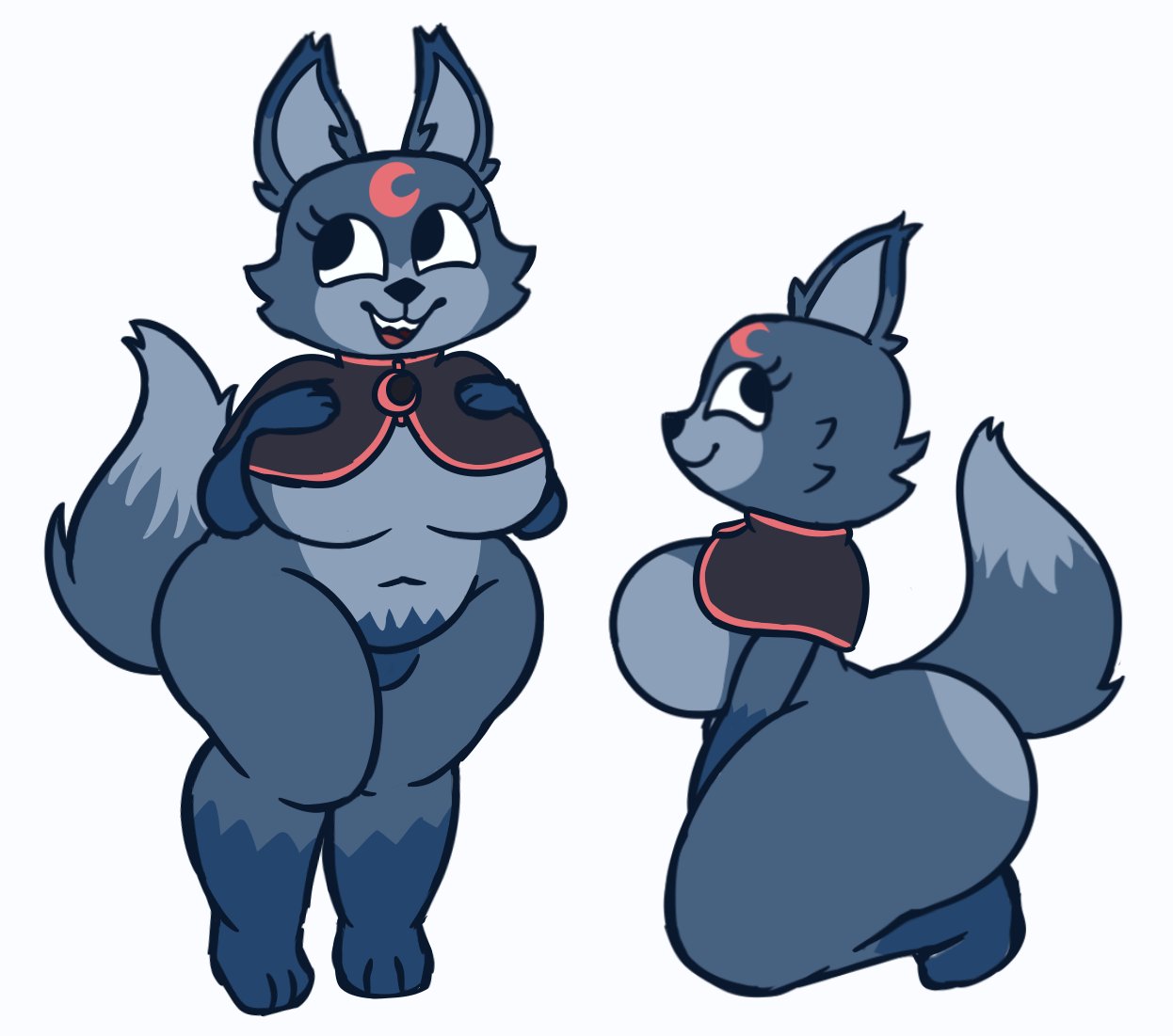 dandy's world, dandys world, eclipse (dandy's world), furry female, happy female, roblox, thicc ass, thicc body, thicc booty