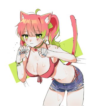 ahoge artist_request cat_ears cat_tail indie_virtual_youtuber tagme toma_(vtuber) virtual_youtuber vtuber