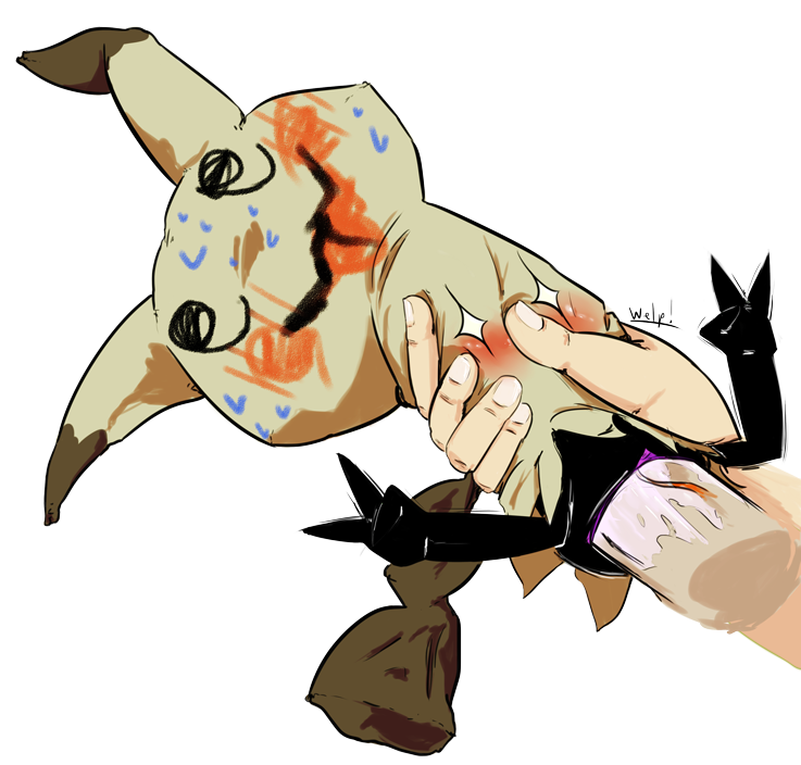 1boy 1girls alpha_channel cradling disembodied_penis double_v female glowing glowing_eyes human interspecies male mammal mimikyu nintendo partial_male penetration penis pokemon pokemon_sm pokephilia sex simple_background size_difference solo_focus straight text transparent_background v vaginal_penetration veins veiny_penis welp