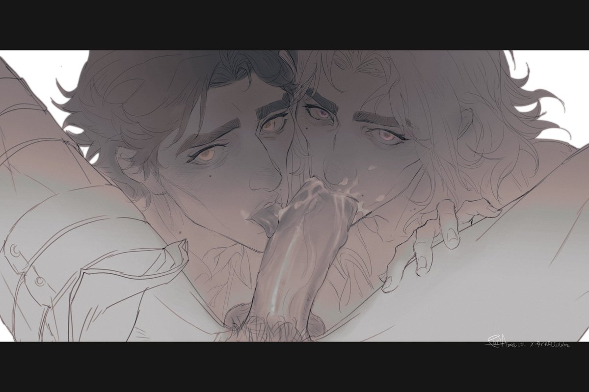 2boys, 2d, 2d (artwork), 3boys, arcane, arcane jayce, arcane viktor, balls, big balls, big cock, big penis, black and white, black hair, blowjob, blowjob face, blowjob only, blowjob pov, boys, brown hair, bukkake, clothed sex, cock, cock worship, crying, crying while penetrated, crying with eyes open, cum, cum in mouth, cum on cock, cum on face, cumshot, cumshot on face, daddy, daddy and twink, deep penetration, deepthroat, digital media (artwork), disabled male, dominant, dominant male, dress, dripping cum, dripping penis, dripping saliva, dripping semen, dripping wet, english text, eye contact, face, face fucking, facefuck, femboy, feminine male, fucking, fucking mouth, gay, gay male, gay sex, hand on leg, hand on thigh, holding face, holding head, holding head down, holding penis, huge cock, jayce, jayce talis, jayvik, kneeling, kneeling on ground, kneeling oral position, kneeling position, large penis, latino, latino male, league of legends, leaking cum, leg brace, licking cock, licking penis, light skin, light-skinned male, long hair, long hair male, looking at partner, looking down, looking pleasured, looking up, male, male focus, male only, male/male, masculine gay, masculine male, massive cock, massive penis, mole, mole above mouth, mole under eye, mouth, mouth full of cock, muscular, muscular male, naked, naked male, oral, oral creampie, oral insertion, oral penetration, oral sex, pants down, penis, romantic couple, selfcest, semen, semen on face, semen on mouth, sex, shaft, sharing cum, sharing partner, sharing penis, size difference, submissive, submissive male, sucking penis, swallowing cum, thick penis, threesome, threesome blowjob, throat bulge, throat fuck, tongue, tongue around penis, tongue out, tongue out blowjob, twink, veiny penis, viktor (league of legends), wet mouth, wet penis, white background, yaoi