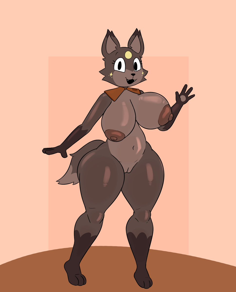 areolae, big breasts, breasts, dandy's world, eclipse (dandy's world), full moon eclipse, obsuniq, pussy, roblox, tagme