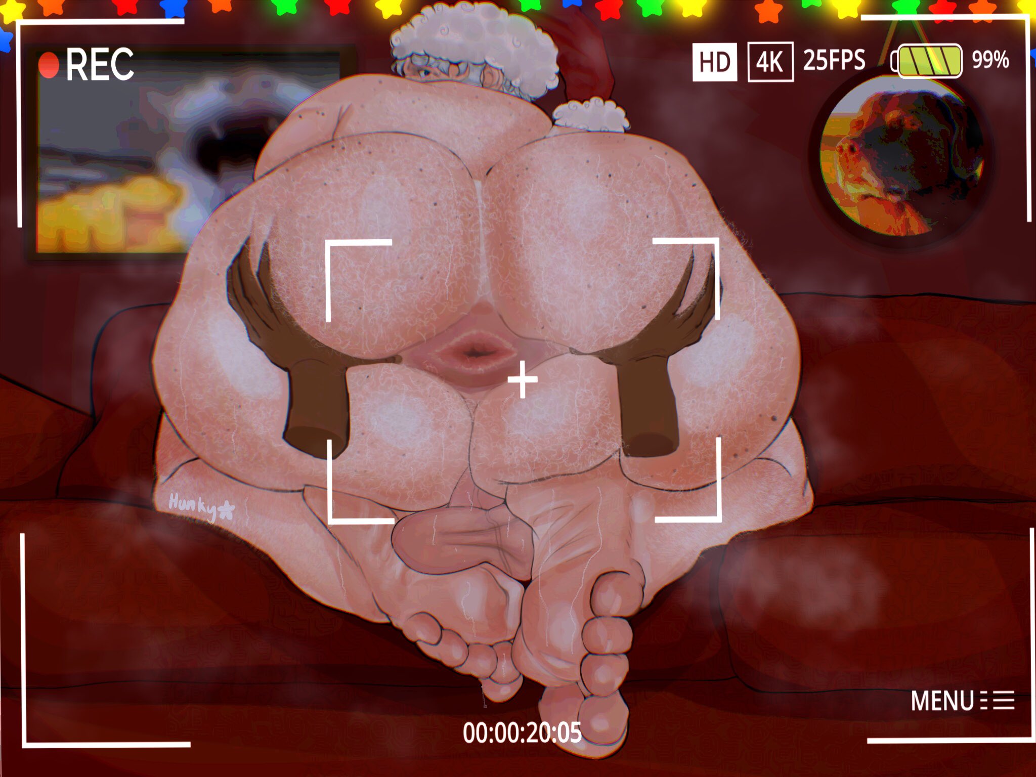 ass, bara, big ass, big butt, bubble ass, bubble butt, christmas, daddy, dat ass, dat butt, dilf, disembodied hand, fat ass, fat butt, gay, holidays, huge ass, huge butt, hunkyhuesnsfw, large ass, large butt, male, male only, round ass, round butt, santa claus, santa hat, spreading ass, textless, textless version, thick ass, thick butt
