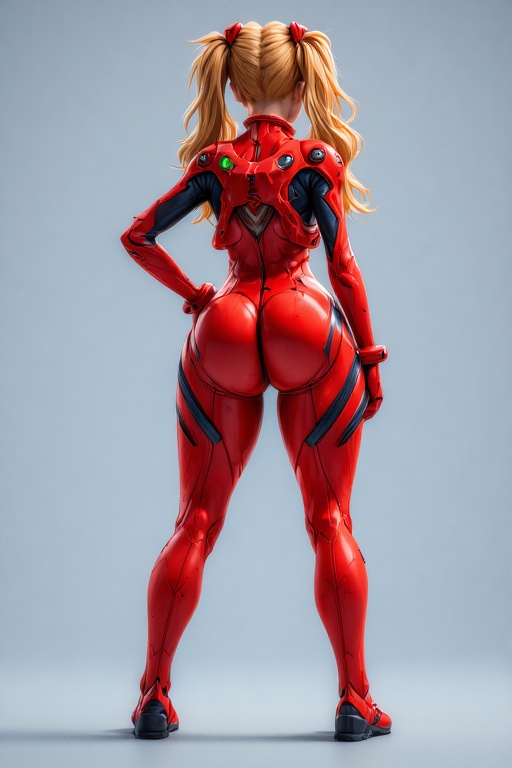 ai_assisted asuka_langley_sohryu behind behind_view big_ass from_behind from_behind_position neon_genesis_evangelion nice_ass plugsuit_(evangelion)