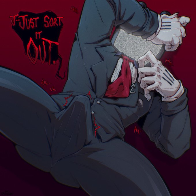 1boy, bulge, bulge through clothing, defernull, deltarune, erection, erection under clothes, male, male only, solo, solo male, tagme, tenna (deltarune), tv, tv head