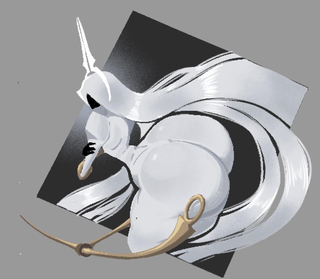 1girls, alternate ass size, alternate body type, alternate species, big ass, big breasts, blush, breasts, female, grand mother silk, hollow knight, hollow knight: silksong, hype ass, hyper, sewerseraph, team cherry, very long hair