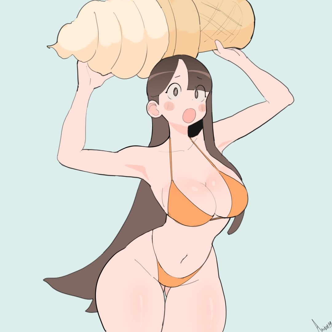 1girl 1girls :o akisas99 almost_naked almost_nude arm_above_head arm_up armpit armpit_crease armpit_peek armpits arms_above_head arms_up background bare_armpits bare_arms bare_belly bare_chest bare_hands bare_hips bare_legs bare_midriff bare_navel bare_shoulders bare_skin bare_thighs big_boobs big_breasts bikini bikini_bottom bikini_only bikini_top blue_background breasts brown-eyed_female brown-haired_female brown_eyebrows brown_eyes brown_hair busty busty_female busty_girl curvaceous curvaceous_body curvaceous_female curvaceous_figure curvaceous_hips curvy curvy_body curvy_female curvy_figure curvy_hips exposed exposed_armpits exposed_arms exposed_belly exposed_chest exposed_hips exposed_legs exposed_midriff exposed_navel exposed_shoulders exposed_skin exposed_thighs hairless_armpits halterneck hand_above_head hand_up hands_above_head hands_up hourglass_figure inguinal_crease inguinal_ligament large_boobs large_breasts lean_figure monotone_background mostly_nude naked naked_female naked_woman narrow_waist nearly_nude nude nude_female nudity oc one_color_background open_mouth orange_bikini orange_bikini_bottom orange_bikini_top orange_swimsuit orange_swimwear original original_art original_artwork original_character original_female_character parted_lips plain_background practically_nude presenting_armpit shaved_armpits slender_body slender_waist slim_female slim_waist solid_color_background string_bikini swimsuit swimwear tongue wide_hips