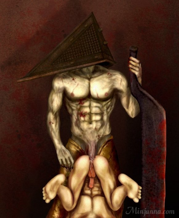 anal gay male male_only minjanna penis pyramid_head sex silent_hill silent_hill_2 tagme yaoi