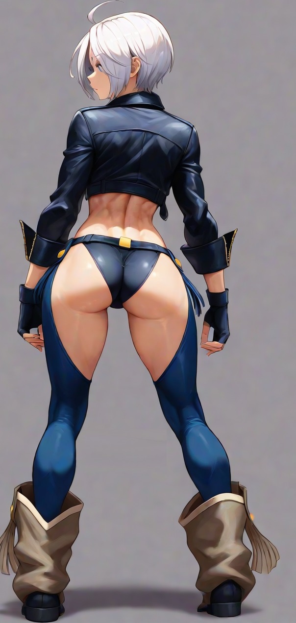 ai_generated angel_(kof) ass butt king_of_fighters non_nude the_king_of_fighters