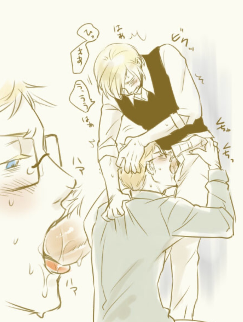 2boys, axis powers hetalia, blowjob, fellatio, finland (hetalia), hetalia, male, male only, sweden (hetalia), yaoi