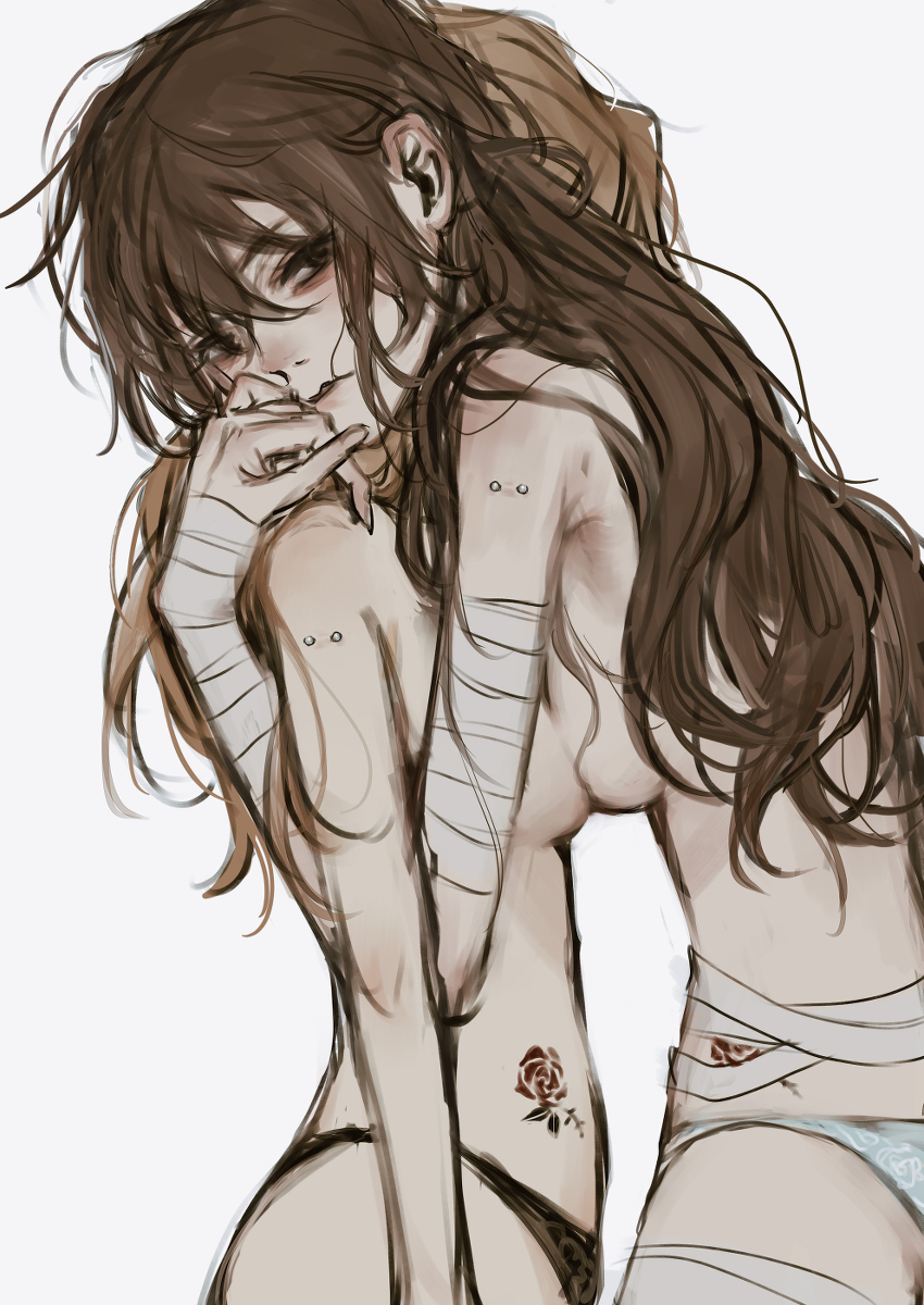 2female 2females 2girl 2girls 2woman 2women arms_around_partner artistic artistic_nude artistic_nudity average_breasts bandage bandaged_arm bandages breasts breasts_out breasts_pressed_together brown_hair brownhair brunette brunette_hair bungo_stray_dogs bungou_stray_dogs chuuya_nakahara dazai_osamu duo duo_female duo_focus embrace embraced embracing face_hidden female female/female female_focus female_human female_only females females_focus females_only flower_tattoo gender_bend gender_bender genderbend genderbender genderbent genderswap genderswap_(mtf) girl/girl hugging hugging_another long_hair matching_tattoos messy_hair nakahara_chuuya no_genitals no_genitals_shown no_visible_genitalia non-sexual_nudity osamu_dazai pale_skin red_hair red_tattoo redhair redhead redhead_female rose_tattoo rule63 rule_63 tattoo tattoo_on_belly tattoo_on_stomach tattoos yuri