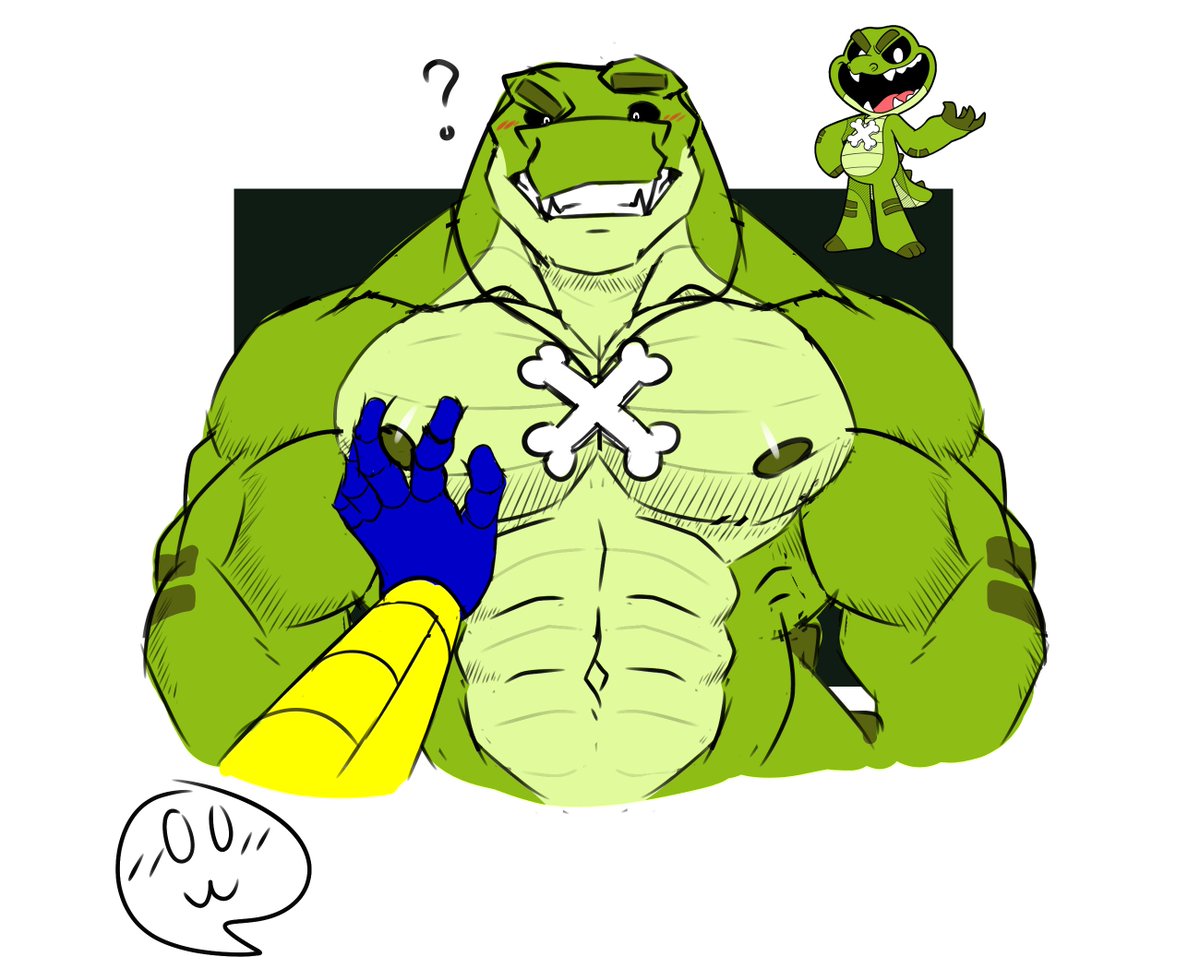 alligator allister_gator_(poppy_playtime) anthro anthro_on_anthro anthro_only cringe_croc critters_(poppy_playtime) furry_only gator green_body green_fur green_skin male_only nightmare_critters no_humans poppy_playtime poppy_playtime_(chapter_4) sex smiling_critters tagme