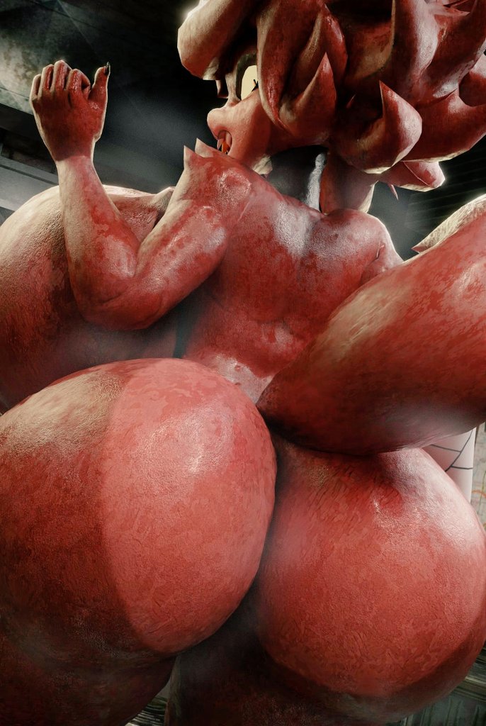 3d, animatronic, cryptiacurves, fexa, five nights at freddy's, fredina's nightclub, hyper breasts, rmb7677, solo