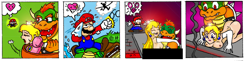 artist_request bowser cheating comic death female goomba human humor interspecies koopa_troopa male_death mario mario_(series) netorare nintendo offscreen_death princess_peach straight_hair suicide super_mario_bros.