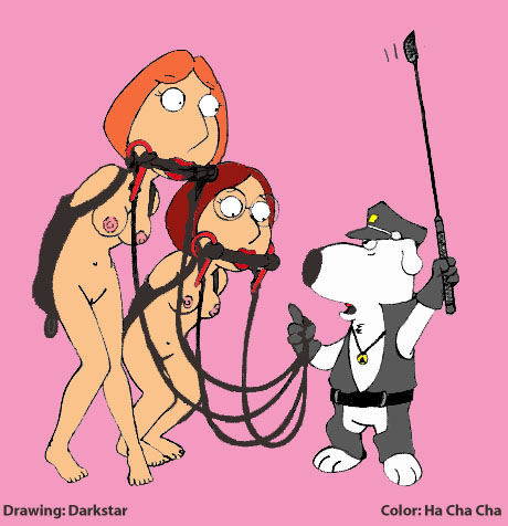 bit_gag bondage brian_griffin darkstar family_guy feet female gag ha_cha_cha human incest lois_griffin male meg_griffin multiple_females red_lipstick