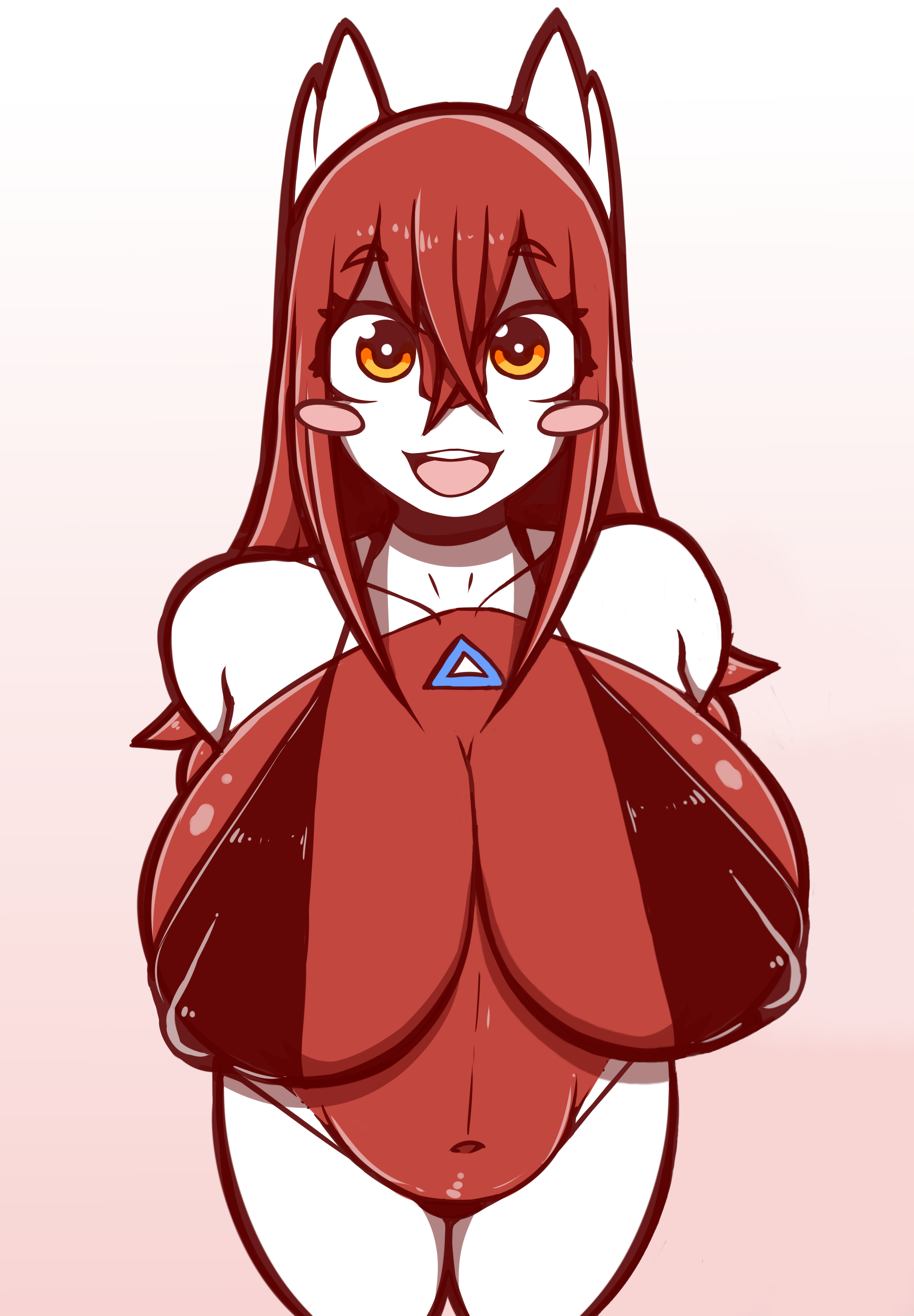 1girls, anthro, belly button, big breasts, bikini top, bimbo, blush, blushing at viewer, breasts, cleavage, female, female focus, gold eyes, golden eyes, latias, lewdtias, long hair, long hair female, looking at viewer, multicolored body, open mouth, open smile, original character, pokemon (species), presenting breasts, quin-nsfw, red hair, smile, smile at viewer, third-party edit, thong bikini, yellow eyes