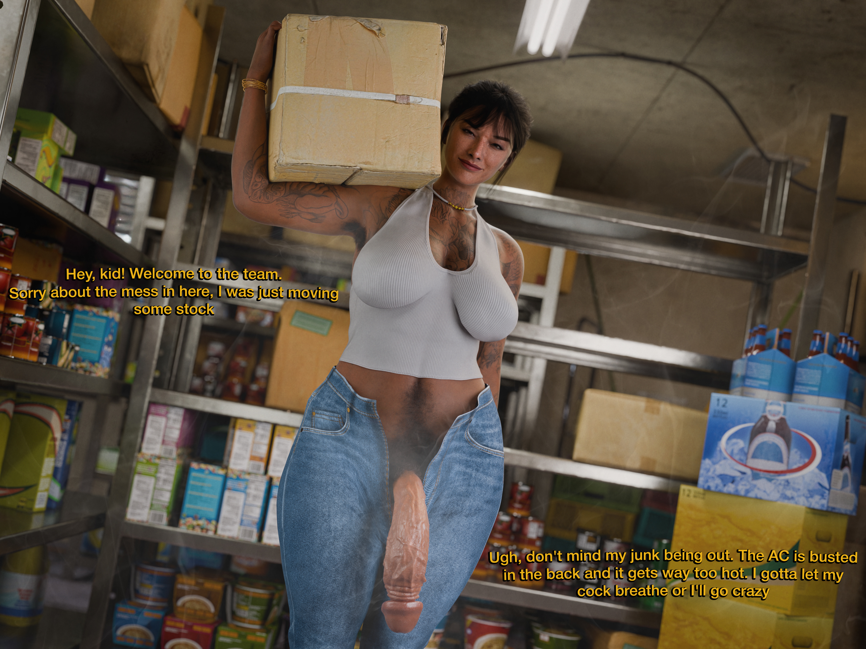 1futa, 3d, abs, absurdly large cock, armpit, armpit fetish, armpit hair, armpits hair, asian, asian milf, ass, big ass, big breasts, big cock, big penis, breasts, caption, cock, dick, enormous cock, enormous penis, excessive pubic hair, fat cock, fumes, futa cock, futa milf, futa mommy, futa only, futadom, futadom caption, futanari, gigantic cock, gigantic penis, granted, gym, gym clothes, hairy, hairy armpits, hairy futa, huge cock, hung, hyper, hyper cock, hyper penis, impossible fit, intersex, light skin, light-skinned futa, lina (tiltproofno), long penis, looking at viewer, mature, mature body, mature figure, mature futa, milf, mommy, muscular, muscular futa, musk, musk clouds, musk cock, musky, partially clothed, penis, penis out, pubic hair, solo, solo futa, standing, stench, sweat, thick, thick ass, thick thighs, thighs, tiltproofno, veins, veiny, veiny penis, very fat penis, visible stench, voluptuous, voluptuous futanari, wide hips, workout