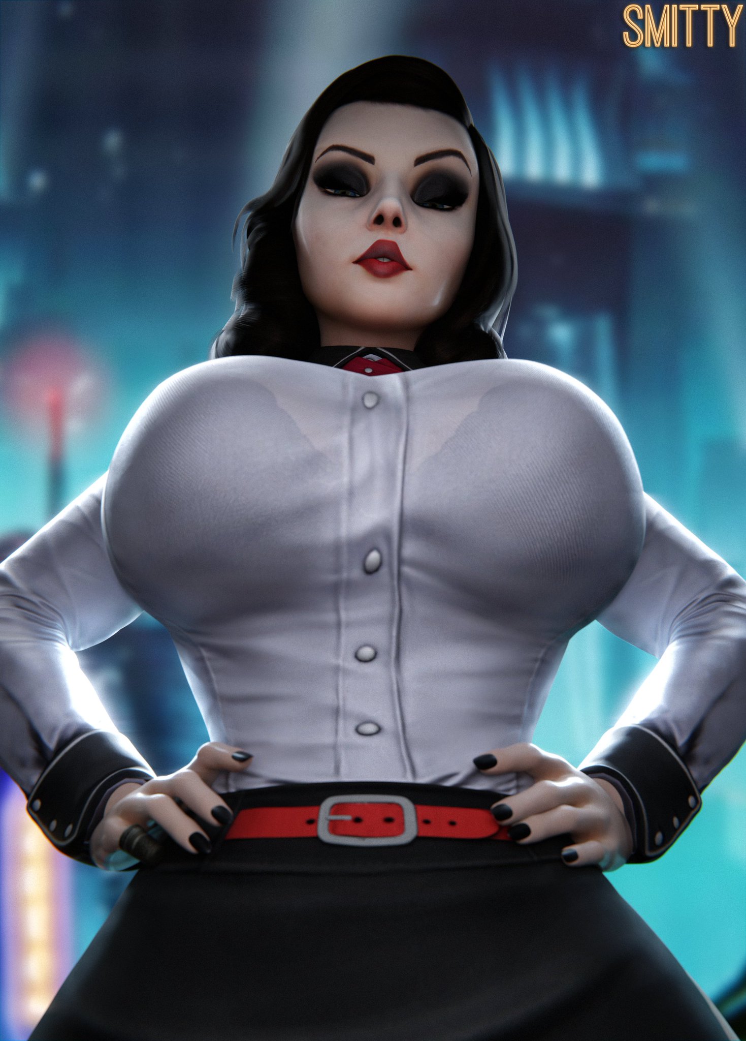 1girls, 3d, big ass, big breasts, bioshock, bioshock infinite, bra visible through clothes, breasts, cloud chamber studios, curvaceous, curvy, curvy figure, elizabeth comstock, elizabeth comstock (burial at sea), female, hips, hourglass figure, huge ass, huge breasts, large ass, large breasts, legs, light skin, light-skinned female, mature, mature female, slim waist, smitty34, thick, thick hips, thick legs, thick thighs, thighs, voluptuous, waist, wide hips