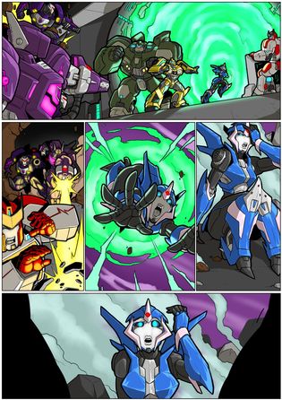 1girls arcee autobot bulkhead bumblebee bumblebee_(transformers) comic cybertronian decepticon female female_focus low_res mad-project multiple_boys no_humans ratchet_(transformers) shockwave shockwave_(transformers) transformers transformers_animated transformers_prime vehicon