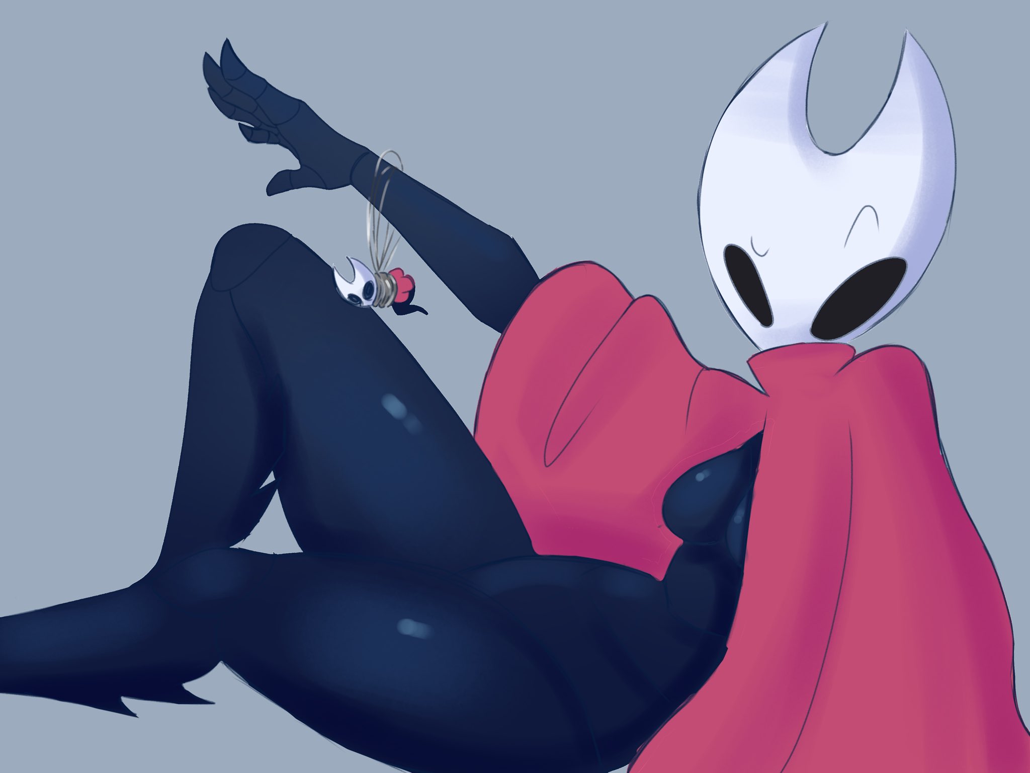 1girls, breasts, cleavage, clothed, clothing, female, hollow knight, hornet (hollow knight), no artist signature, talons tw