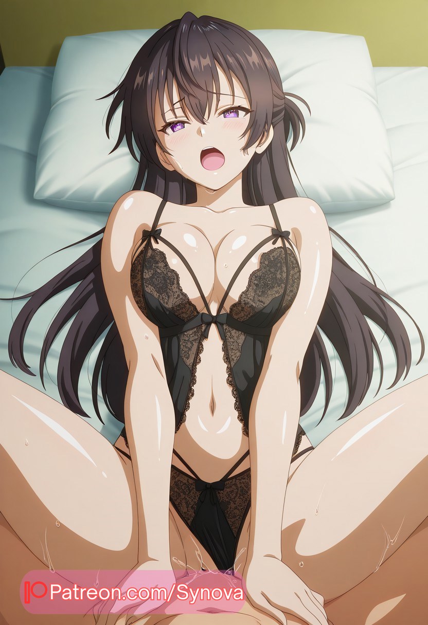 ai generated, big ass, big breasts, breasts, female, incest, lingerie, pussy, ryuuziken01, suou yuki, tokidoki bosotto russian de dereru tonari no alya-san, vaginal penetration, vaginal sex
