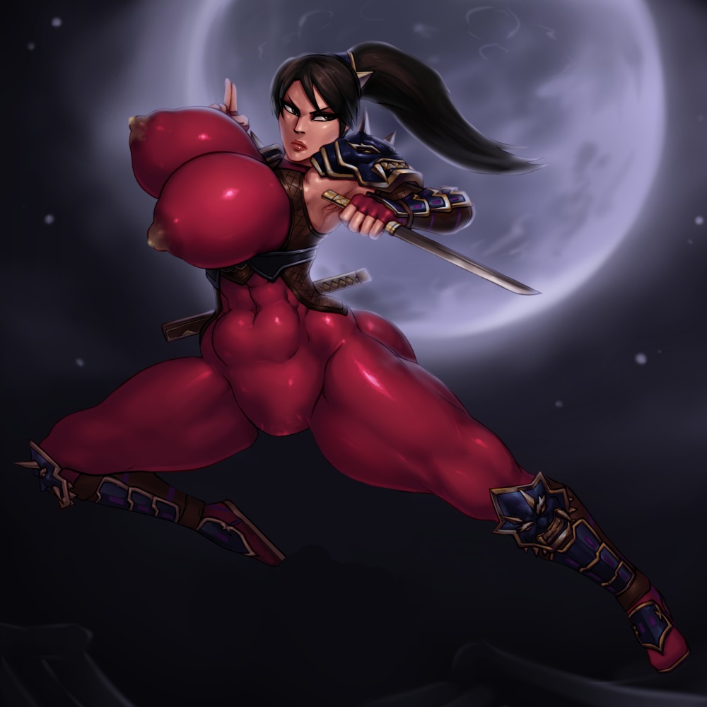 1girls, asian, black hair, bodysuit, breasts, bulge, busty, cleavage, edit, female, full length, full-length portrait, hourglass figure, huge breasts, kunoichi, lactation, namco, ninja, ponytail, portrait, rampage0118, solo, soul calibur, taki (soulcalibur), third-party edit, tied hair, voluptuous