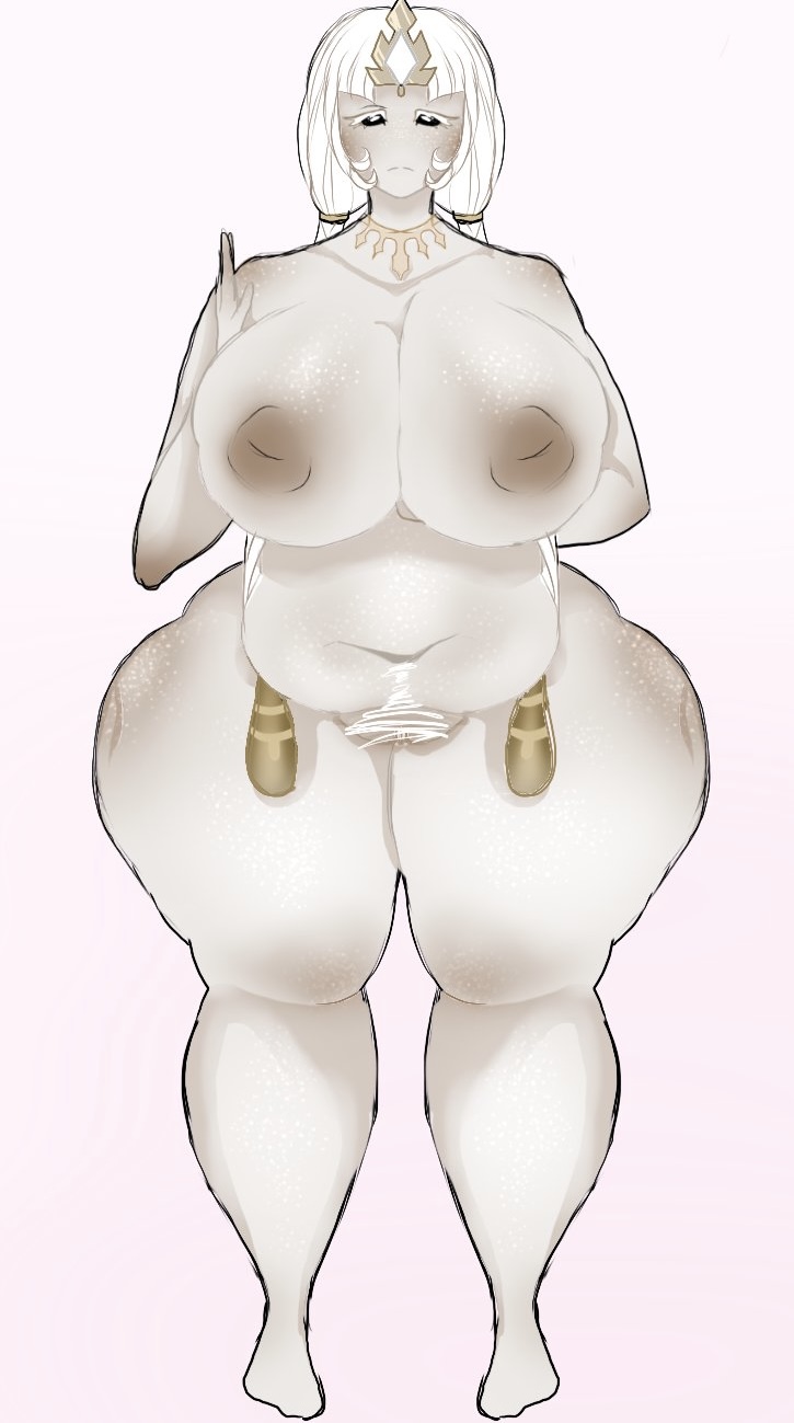 1girls, barefoot, breasts, completely nude, cookie run, cookie run kingdom, female, female only, full body, mystic flour cookie, naked, naked female, nude, nude female, pussy, solo, solo female, tagme, toxundercover