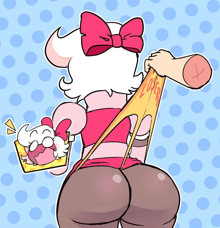 ass back_view battle_for_dream_island bfb bfdi blush cake_(bfdi) embarrassed fat_ass femboy object_shows picknpull tpot underwear wedgie