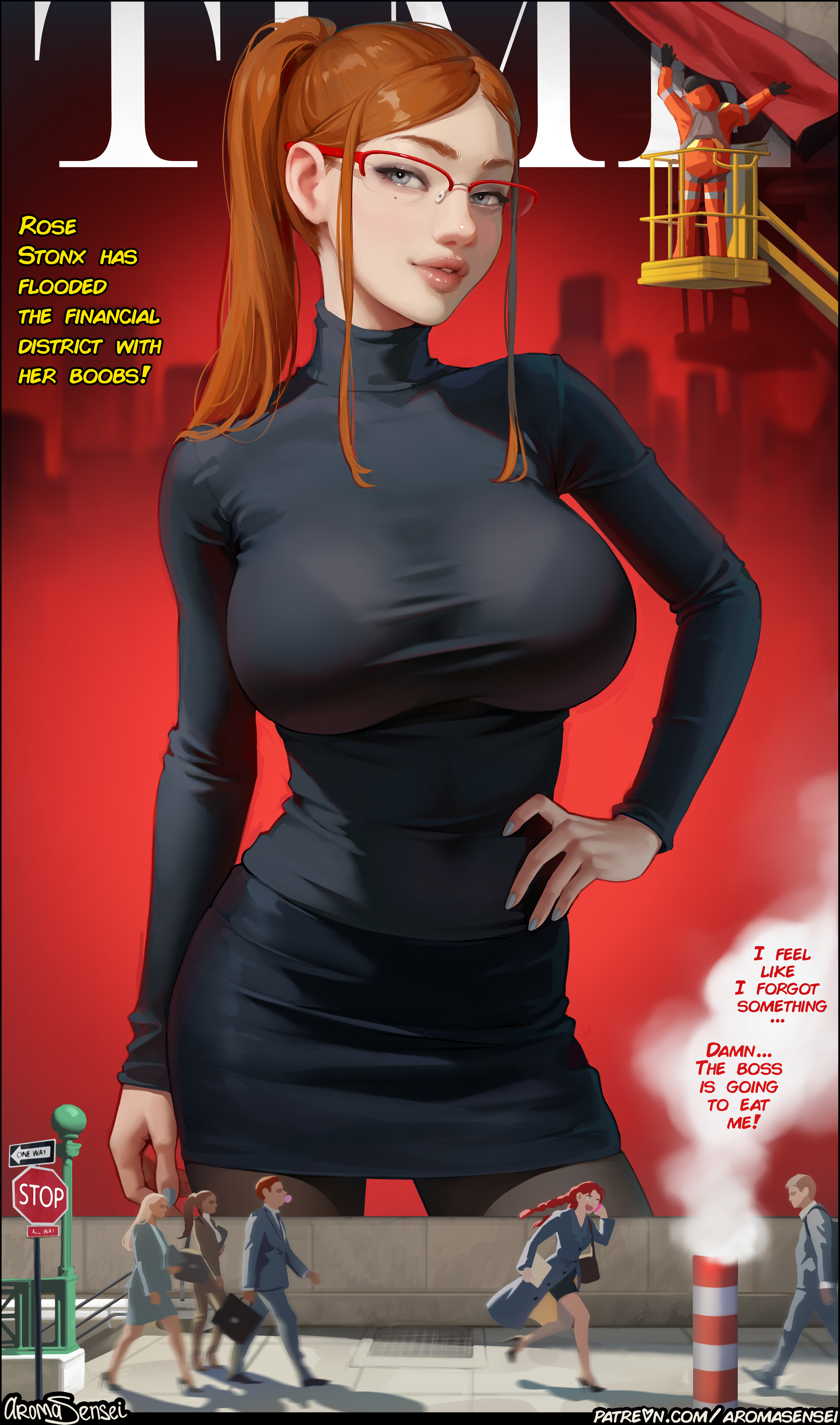 aroma sensei, female, female only, mary (aroma sensei), original character, rose stonx, stonx sisters, tagme