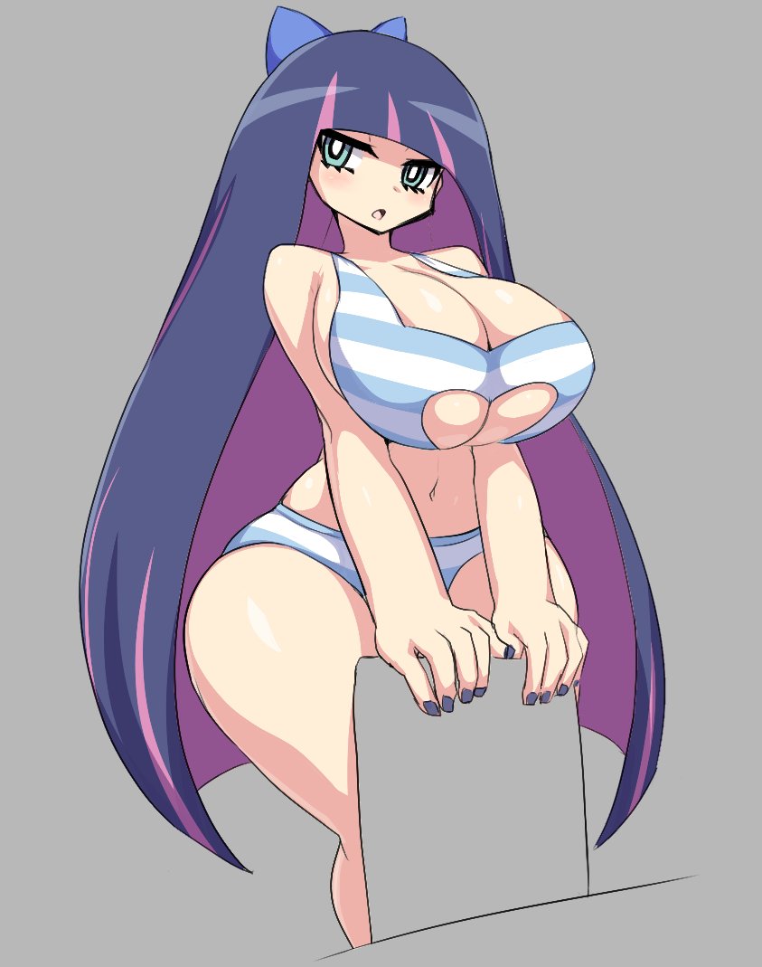 big_breasts jadf panties panty_&_stocking_with_garterbelt stocking_anarchy thick_thighs