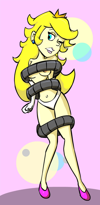 female human mario_(series) monkeycheese nintendo paper_mario princess_peach straight_hair tec-xx