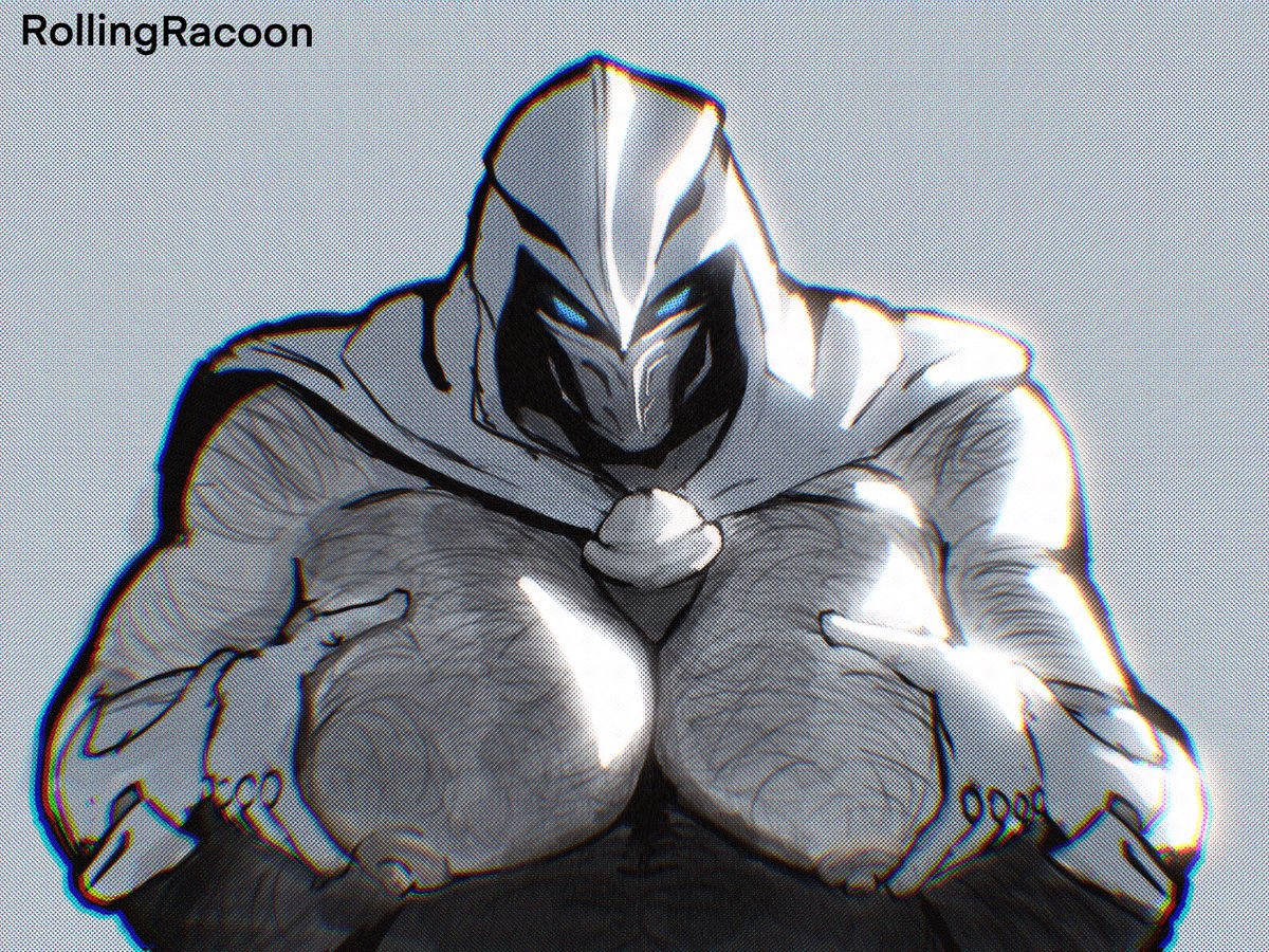 big breasts, big pecs, boobjob, breasts, cock, dick, gay, male, male only, marvel, marvel comics, marvel rivals, mask, masked, masked male, moon knight, moon knight (marvel rivals), muscular, muscular male, pecjob, penis, racoonrolling, tagme