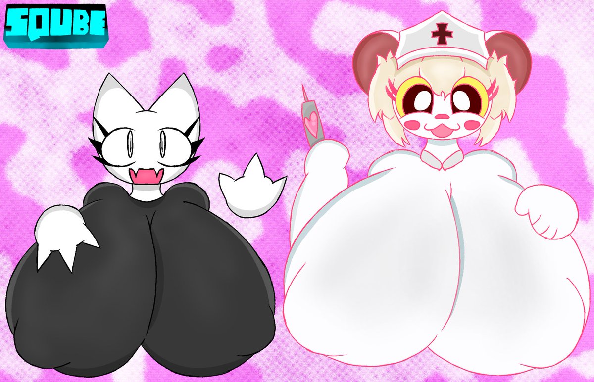 cat ears, cat girl, cat humanoid, cat tail, catgirl, crazy female, female, femtanyl, furry, lorna (terrible mouse), mouse ears, mouse girl, mouse humanoid, mouse tail, needle, psycho, sqube, terrible mouse, token (femtanyl), white body, white fur