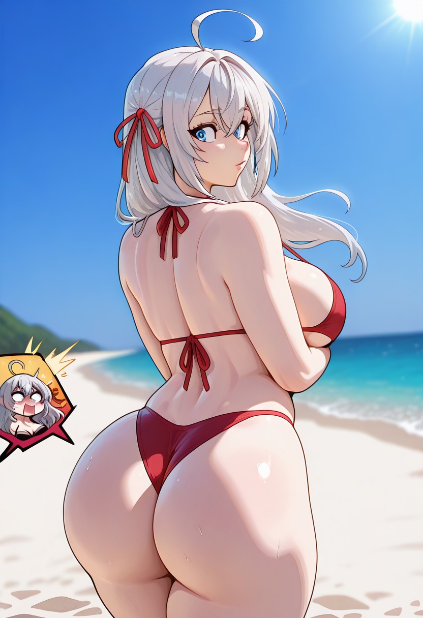 ai generated, alisa mikhailovna kujou, ass, female, tagme, tokidoki bosotto russian de dereru tonari no alya-san