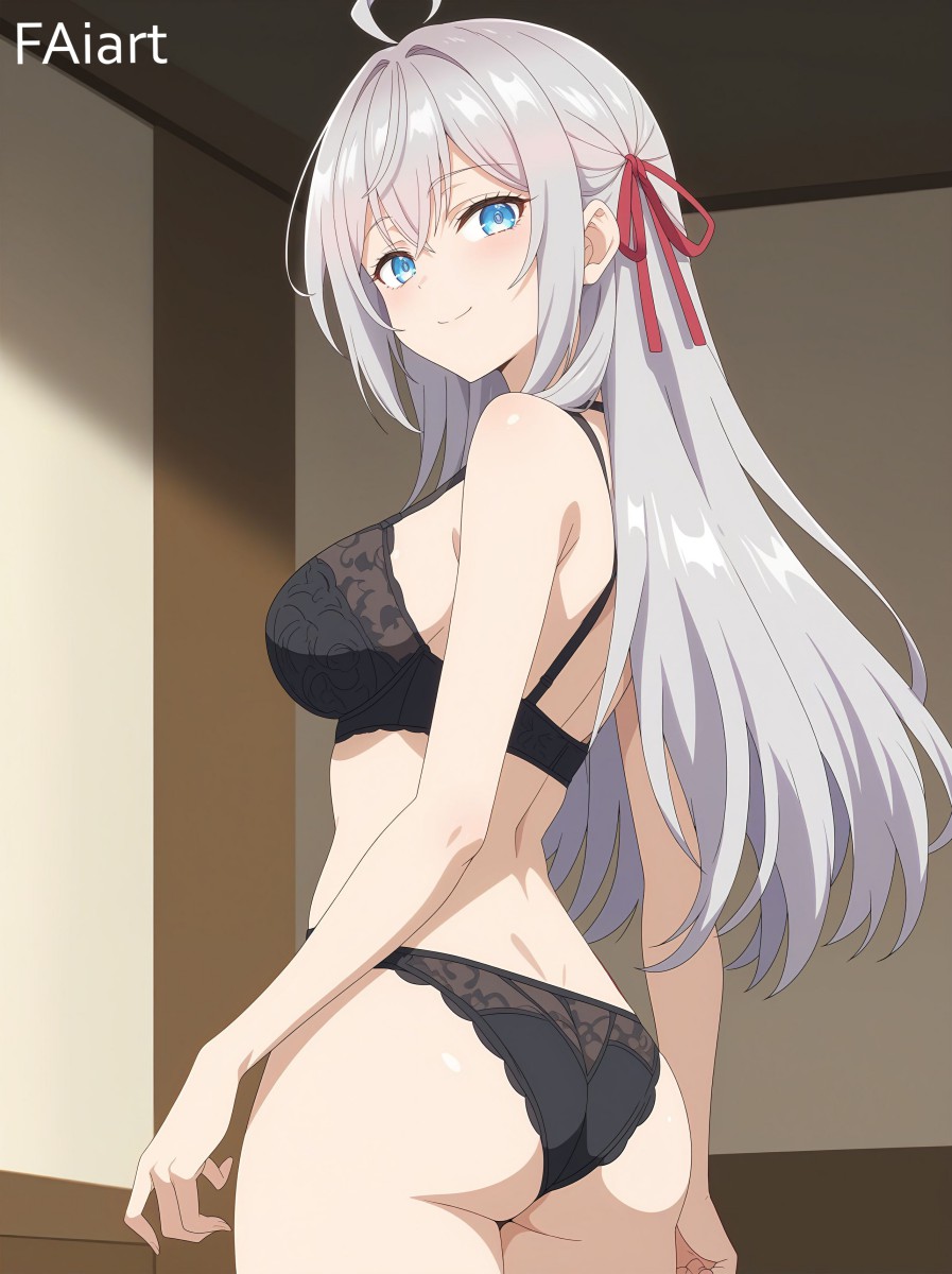 ai generated, alisa mikhailovna kujou, faiart, female, lingerie, tokidoki bosotto russian de dereru tonari no alya-san, underwear